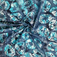 Batik Cotton - Puerto Rico Blue