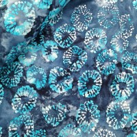 Batik Cotton - Puerto Rico Blue