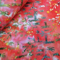 Batik Cotton - St Croix Red