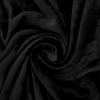 Plain Cuddle Fleece - Black
