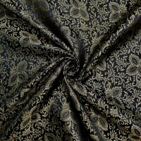 Indian Brocade Design 3 - Black