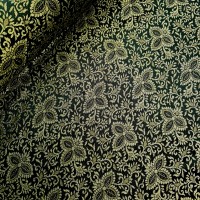 Indian Brocade Design 3 - Black