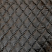 Black Quilted Leatherette (Black)