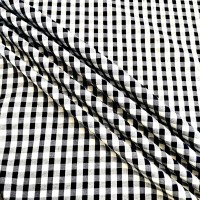 1/4'' Polycotton Gingham BLACK