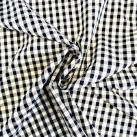 1/4'' Polycotton Gingham BLACK