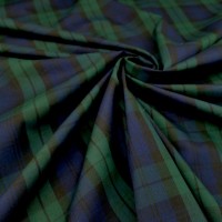 Tartan Polycotton - BLACKWATCH