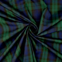 Tartan Polycotton - BLACKWATCH