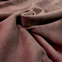 Plain Fleece Fabric  BROWN