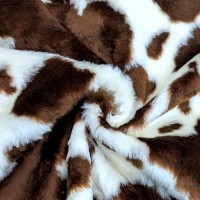 Novelty Fur Brown Cow Fur