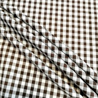 1/4 '' Polycotton Gingham BROWN