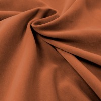 Cotton Velvet Burnt Orange