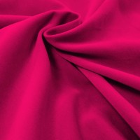 Cotton Velvet Cerise