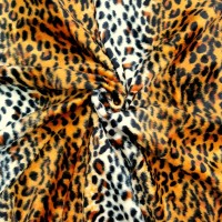 Cheetah Polyester Velboa