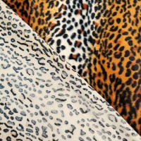 Cheetah Polyester Velboa