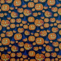 100% Halloween Cotton - Pumpkins