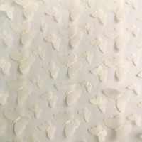 3D Butterfly Mesh Ivory