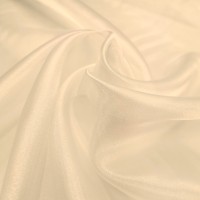 Plain Dyed Organza Cream