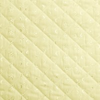 Quilted Broidery Anglaise - CREAM