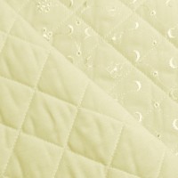 Quilted Broidery Anglaise - CREAM