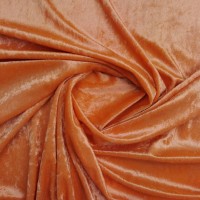 Crushed Velvet - Orange