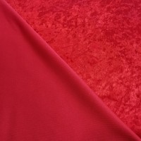 Crushed Velvet - Red