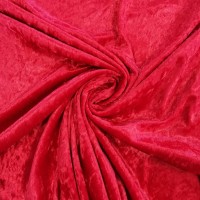 Crushed Velvet - Red