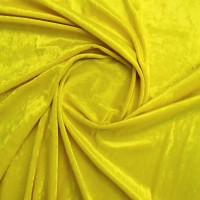 Crushed Velvet - Yellow