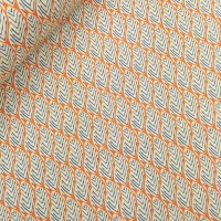 Pima Cotton Lawn Peter Horton - Design 1 Orange