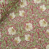 Pima Cotton Lawn Peter Horton - Design 5 Red