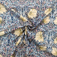 Pima Cotton Lawn Peter Horton - Design 5 Indigo