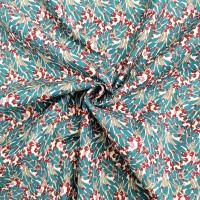 Pima Cotton Lawn Peter Horton - Design 2 Teal