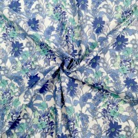 Pima Cotton Lawn Peter Horton - Design 3 Blue