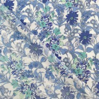 Pima Cotton Lawn Peter Horton - Design 3 Blue