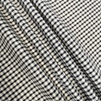 1/8'' Polycotton Gingham BLACK