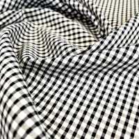 1/8'' Polycotton Gingham BLACK