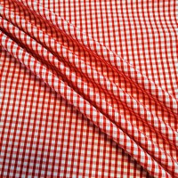 1/8'' Polycotton Gingham RED