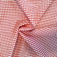 1/8'' Polycotton Gingham RED