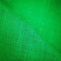 Coloured Hessian - EMERALD GREEN