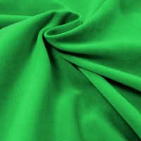 Cotton Velvet Emerald Green