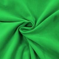 Cotton Velvet Emerald Green