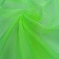 Nylon Organdy - Fluo Green