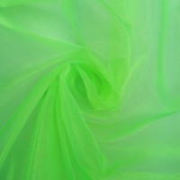 Nylon Organdy - Fluo Green