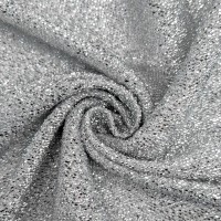 Glitter Fabric - SILVER