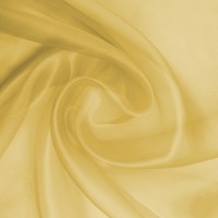 Plain Dyed Organza Gold