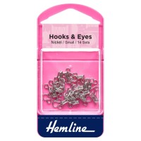 Hooks and Eyes: Nickel: Size 1