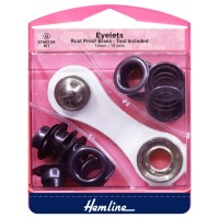 Eyelets Starter Kit: 14mm: Black: (G)