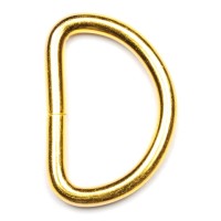 D Rings: 25mm: Gold