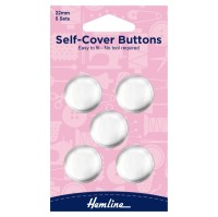 Buttons: Self-Cover: Metal Top: 22mm