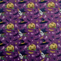 100% Halloween Cotton - Halloween Night