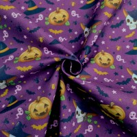 100% Halloween Cotton - Halloween Night